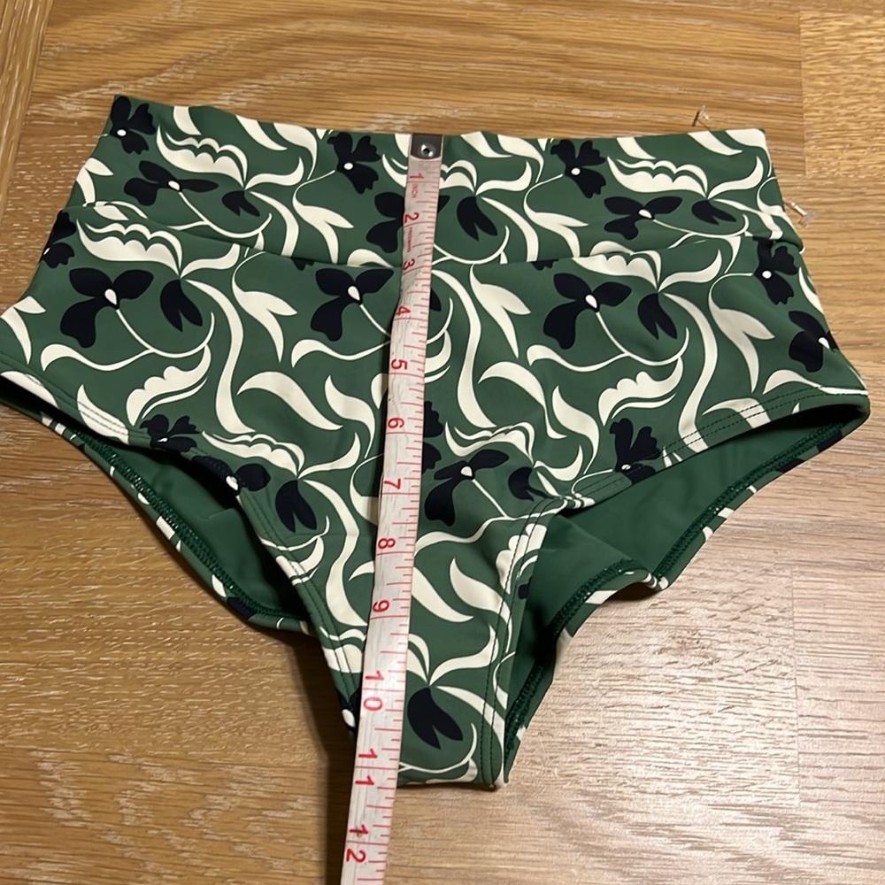 NEW Montce added coverage high Rise Swim bikini Bottoms size Large - Picture 8 of 10
